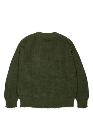 maglione in lana verde MAISON MARGIELA KIDS | M60704MM03MM6512